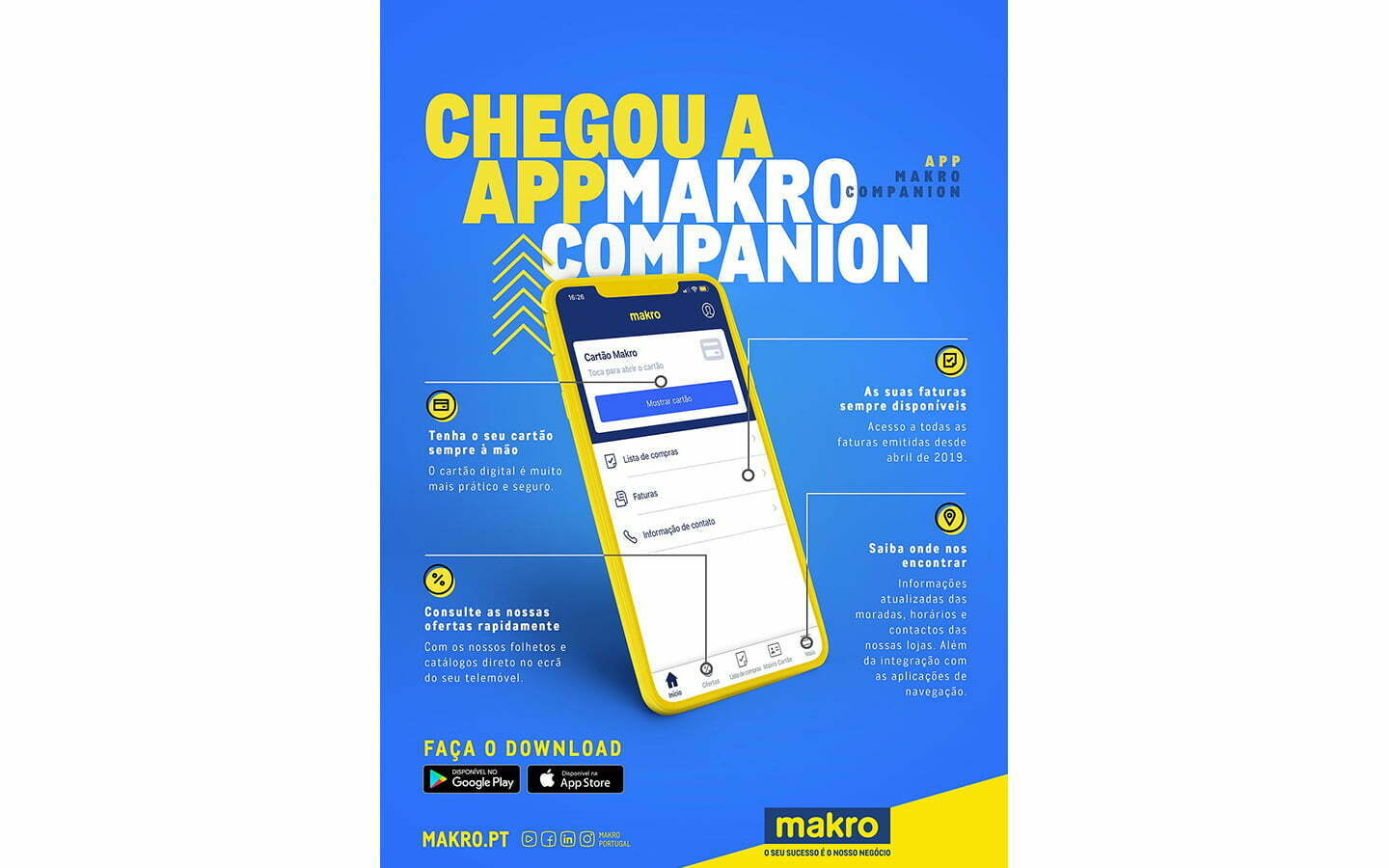 Makro implementa app Makro Companion em Portugal