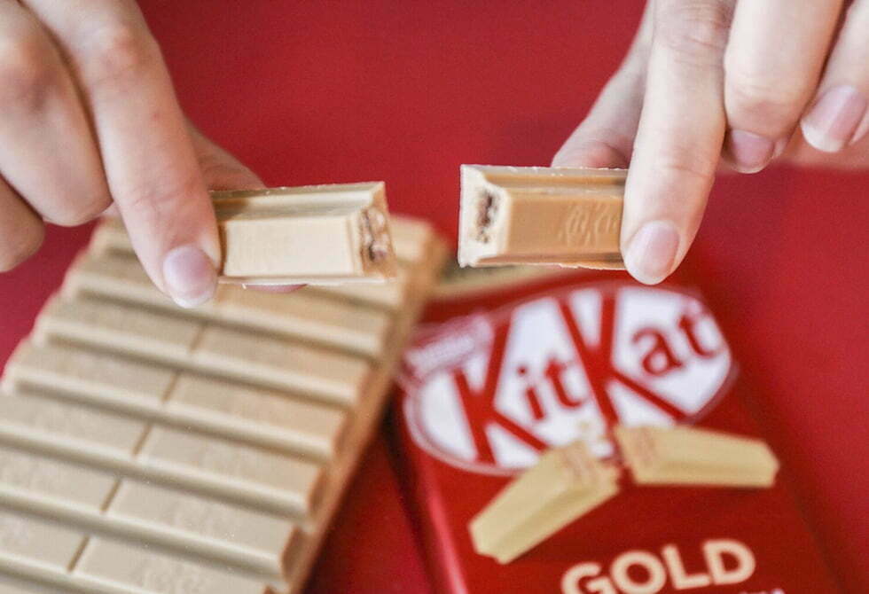Nestlé lança KitKat Gold na Europa