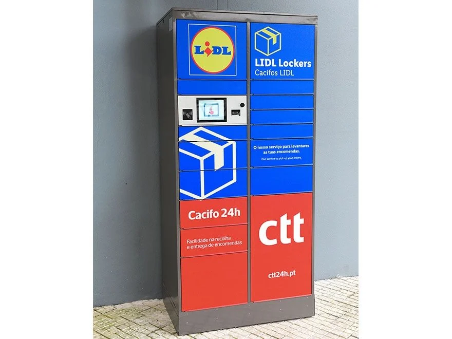 Lojas Lidl disponibilizam cacifos 24 horas em parceria com os CTT