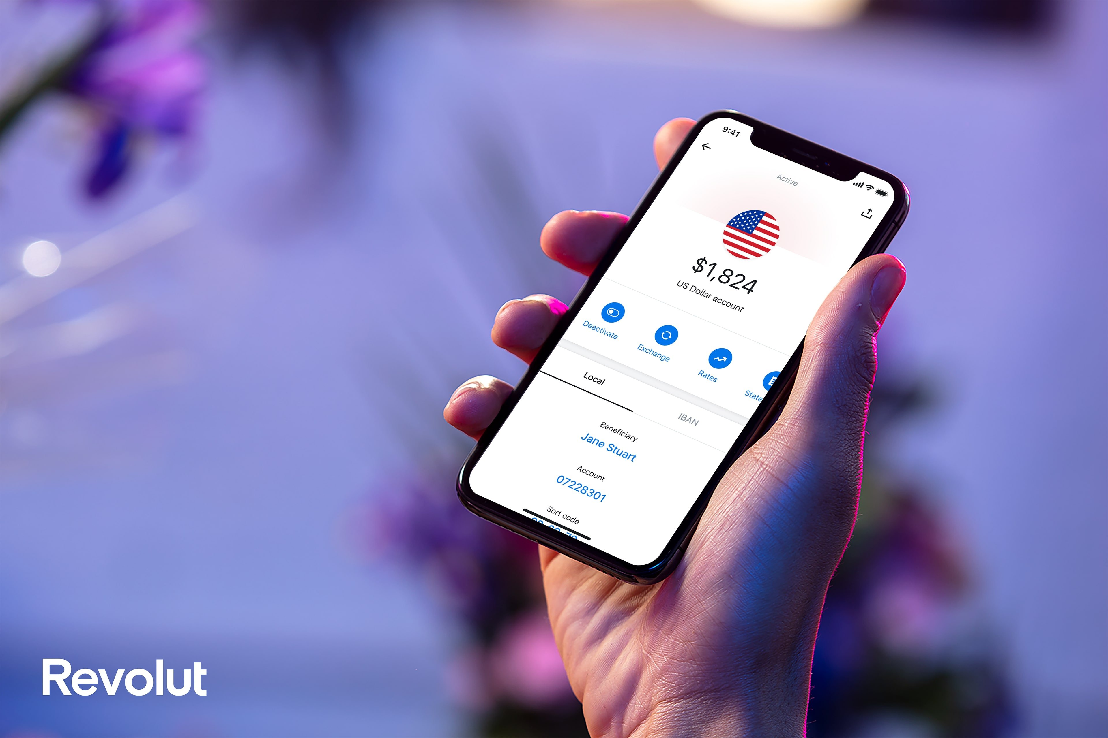 Revolut entra nos Estados Unidos da América