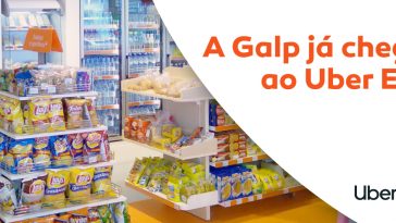 Galp chega ao Uber Eats com produtos de loja