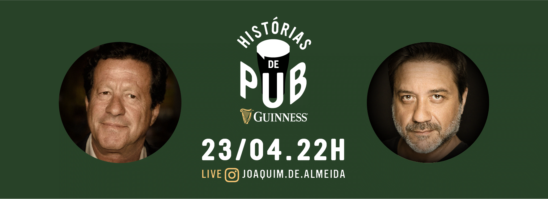 Guinness junta Joaquim de Almeida e Arturito em Histórias de Pub