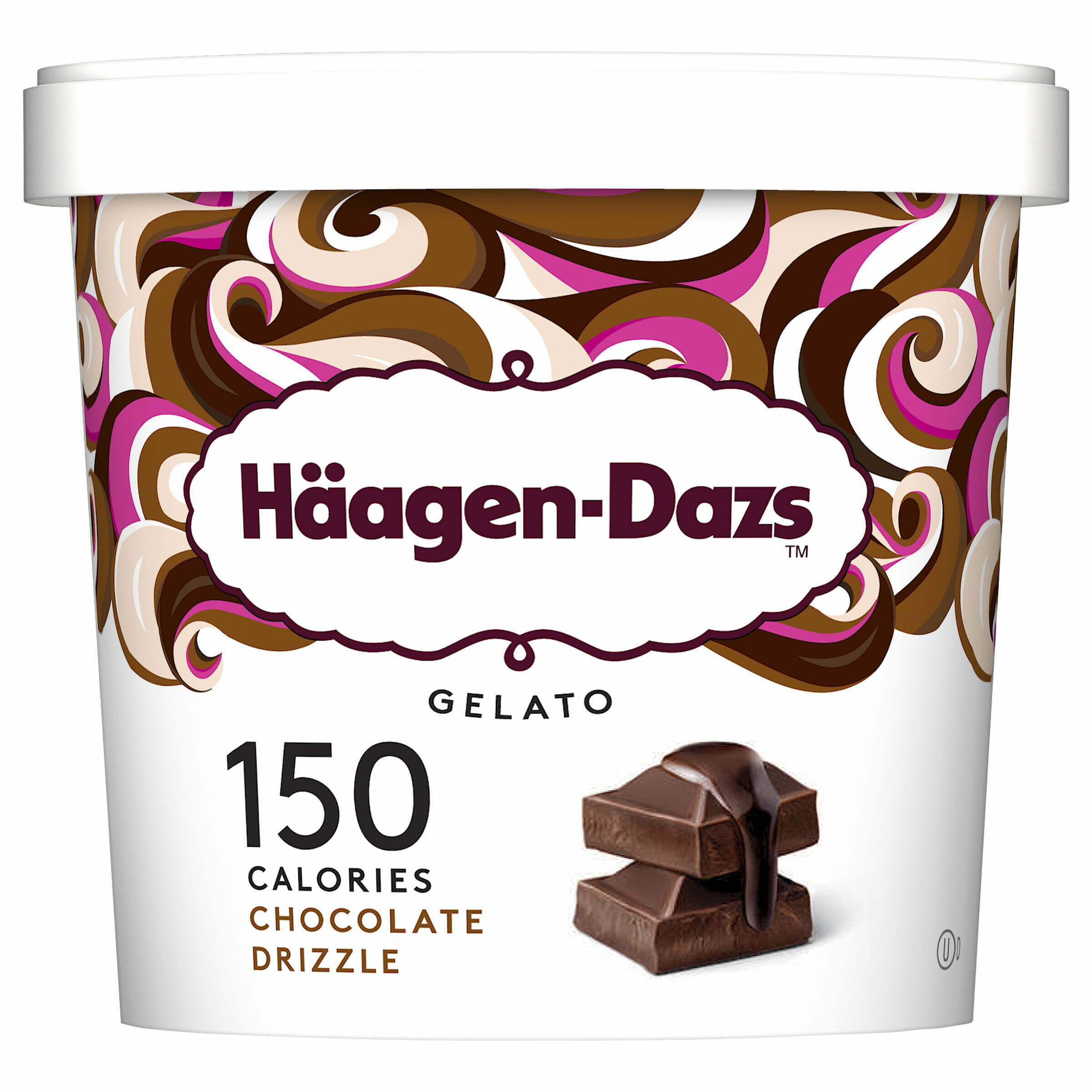 HäagenDazs gelado Chocolate Drizzle Grande Consumo