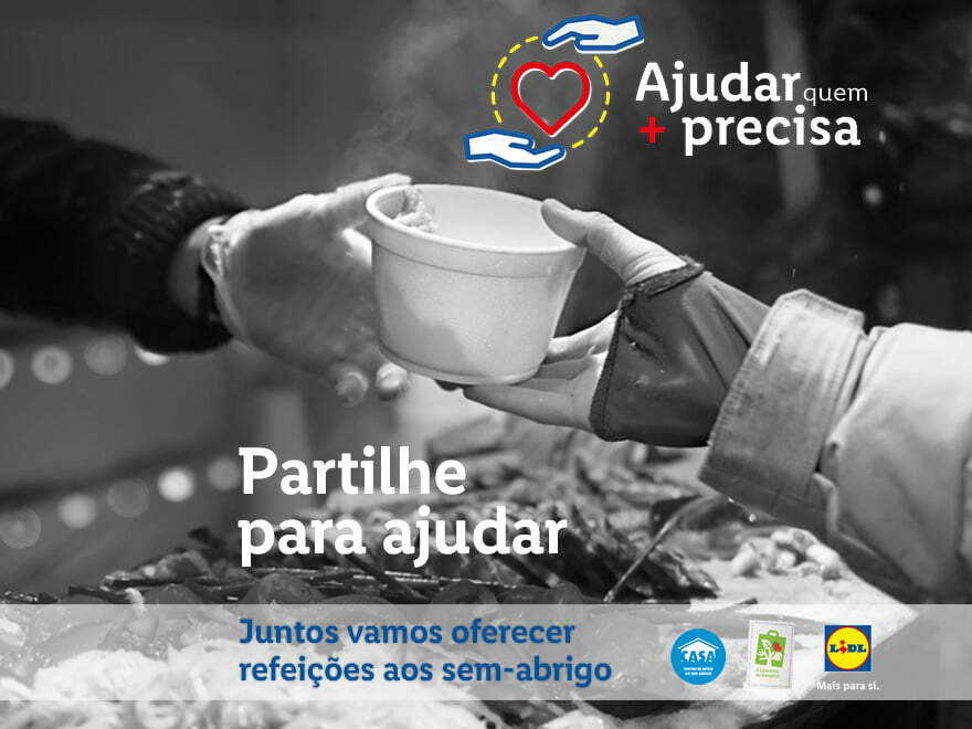 Lidl promove campanha de ofertas de refeições aos sem-abrigo