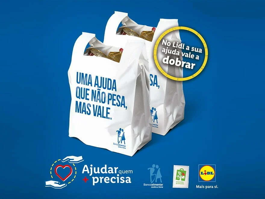 Ajudar no Lidl vale a dobrar