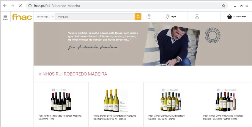 Vinhos Rui Roboredo Madeira chegam à Fnac.pt
