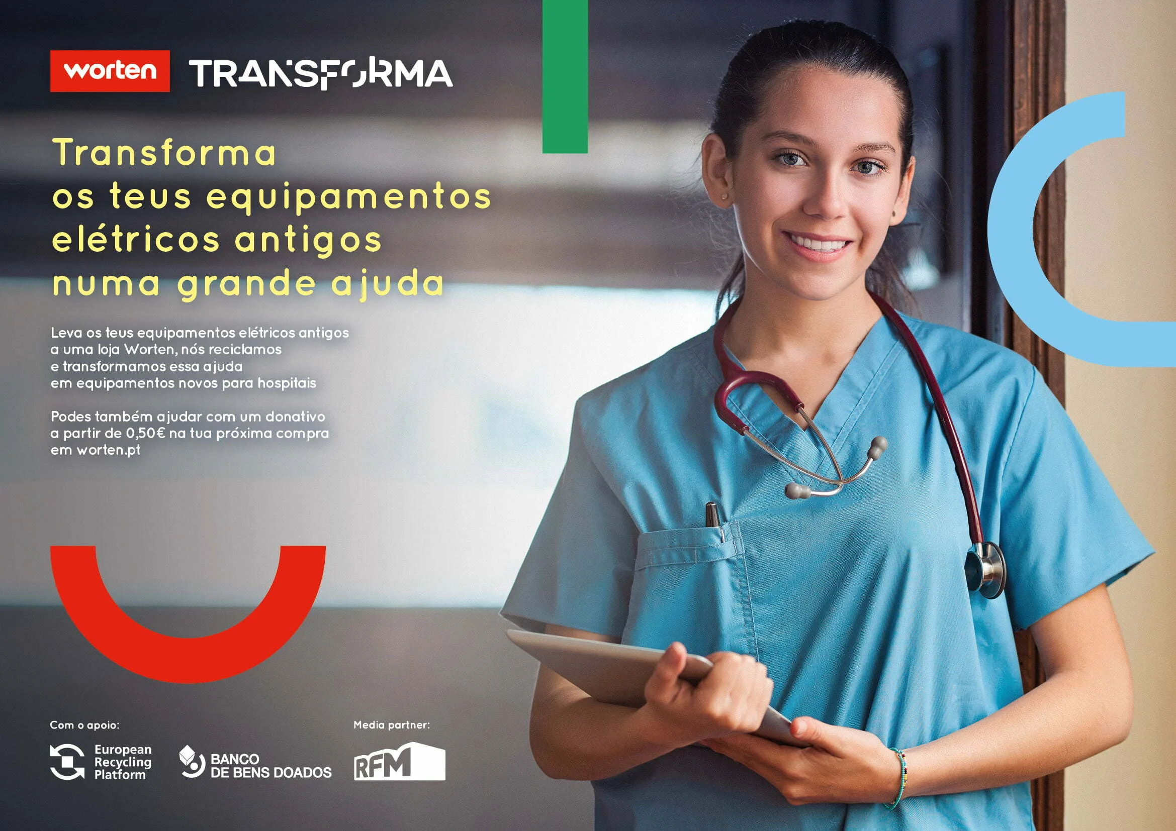 Worten Transforma apoia hospitais, escolas e instituições