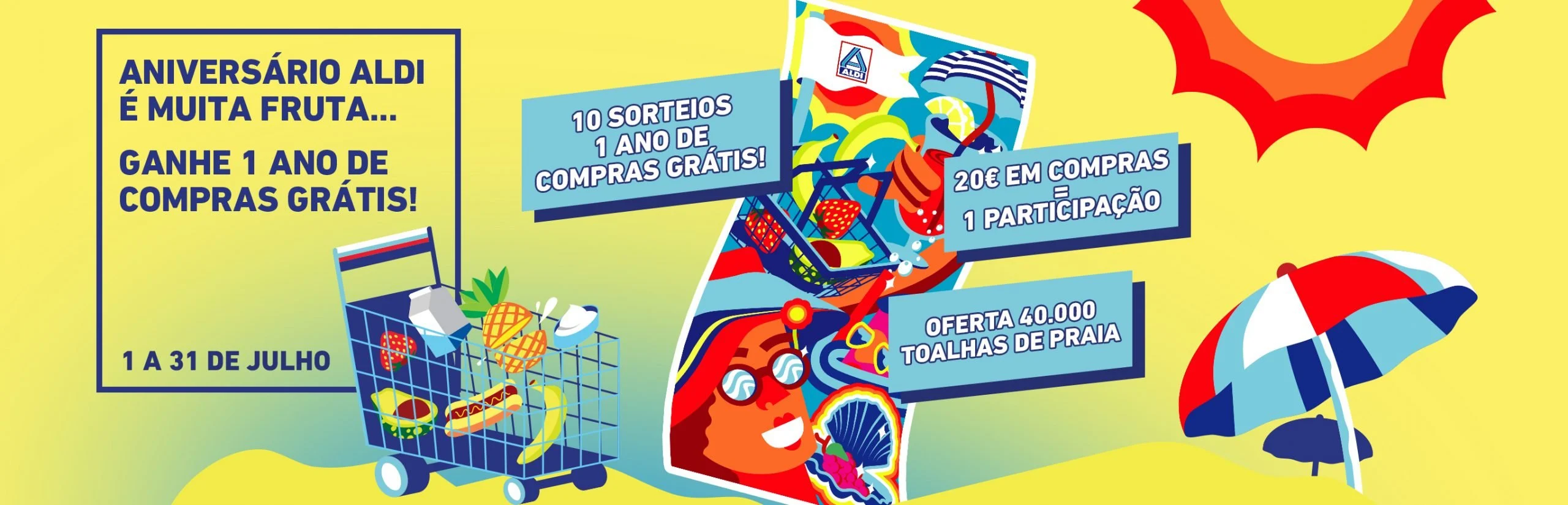 Aldi assinala 14.º aniversário com campanha