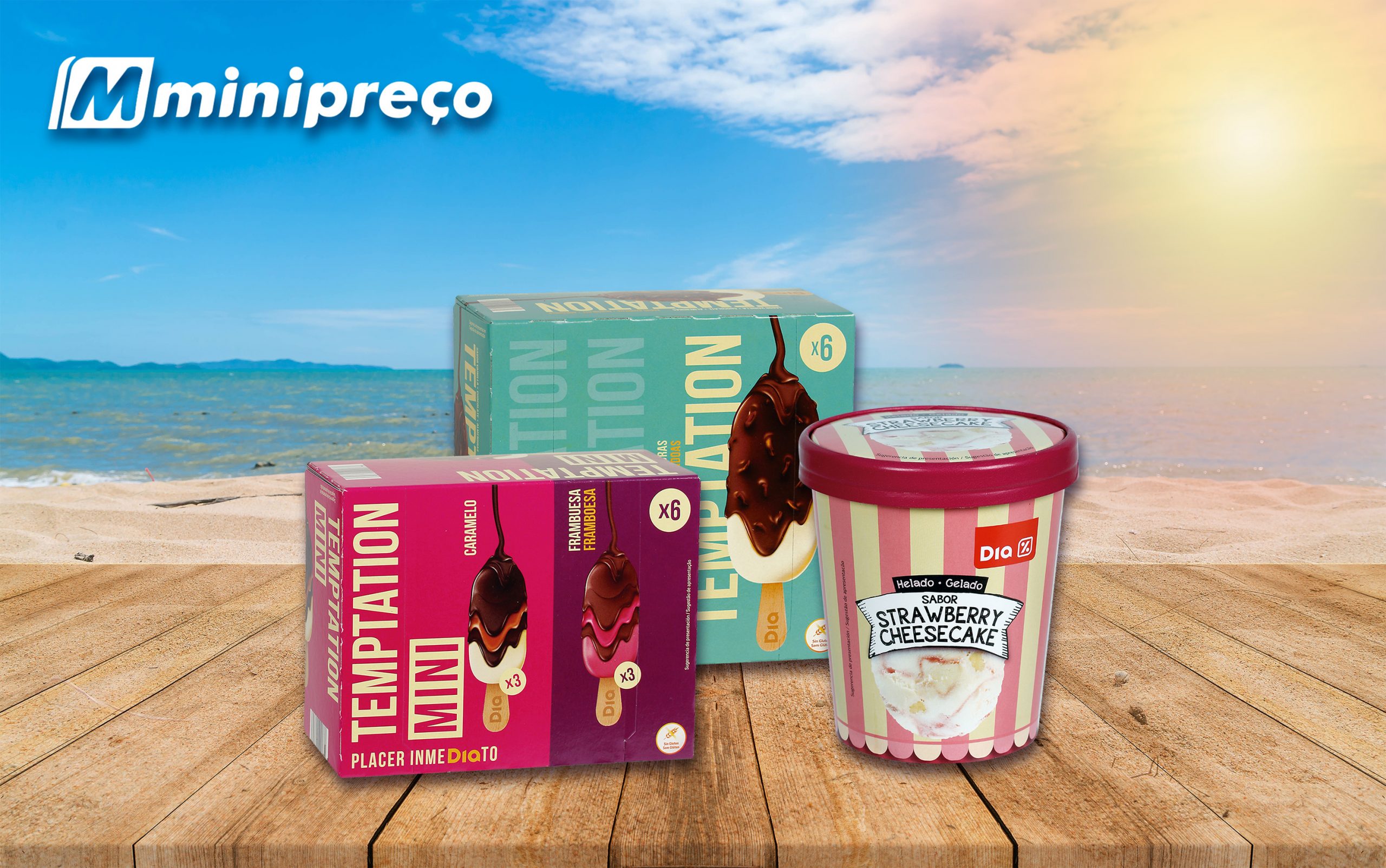 Minipreço com nova linha de gelados
