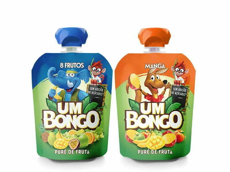 Um Bongo e Compal Essencial apostam em purés de fruta em saqueta
