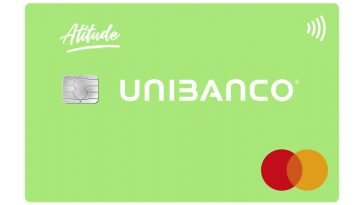 Cartão Unibanco com PVC degradável