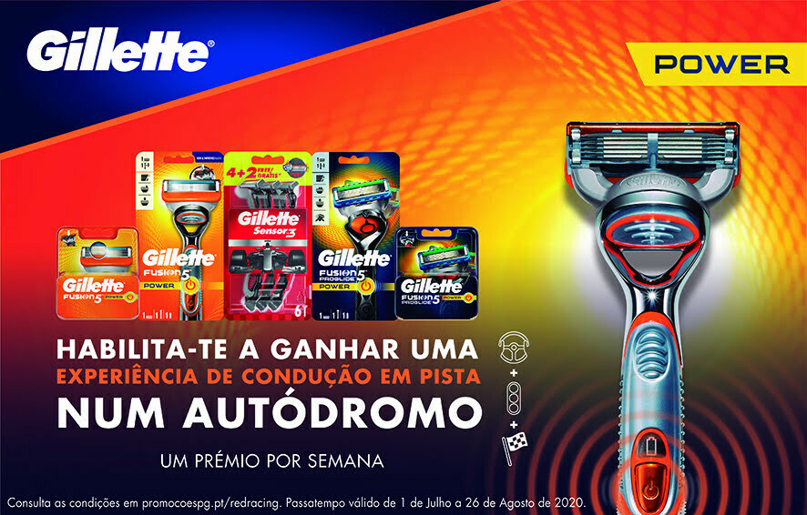 Gillette oferece experiência de condução em pista