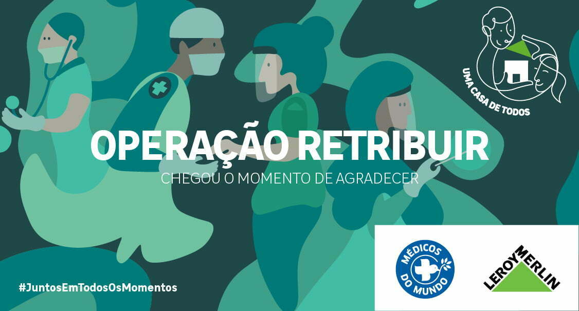 Leroy Merlin e Médicos do Mundo agradecem a profissionais de saúde