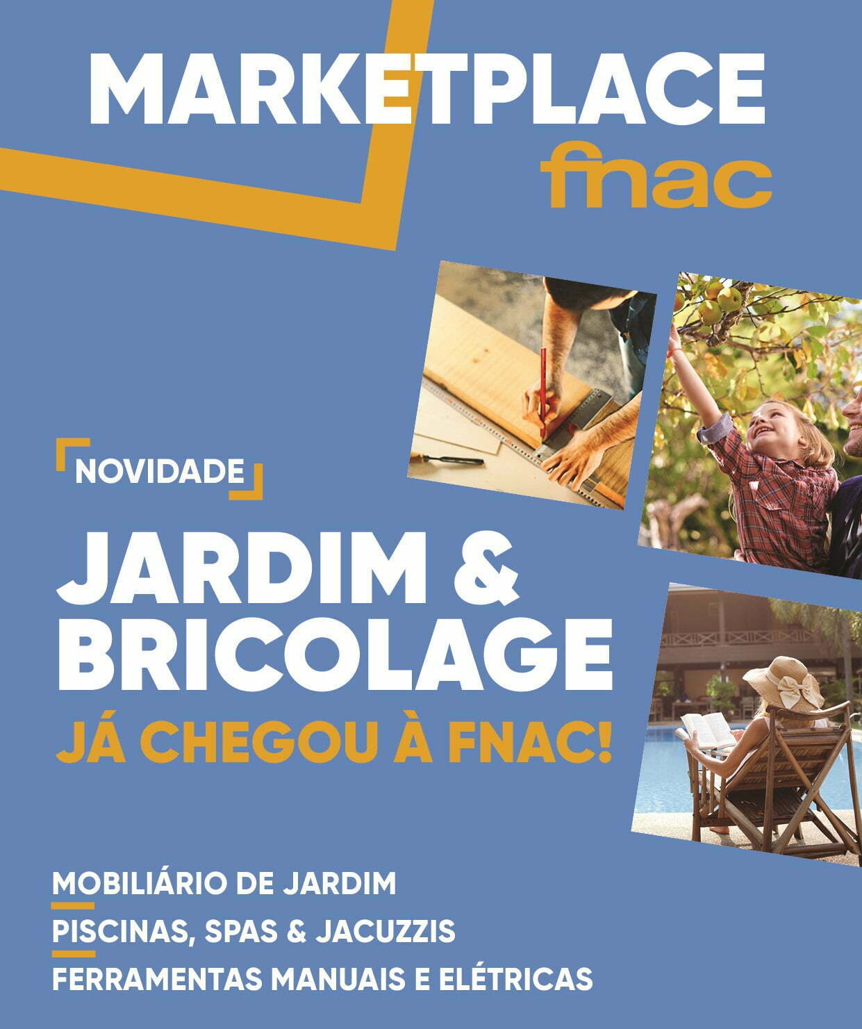 Jardim e bricolage chegam ao marketplace da Fnac