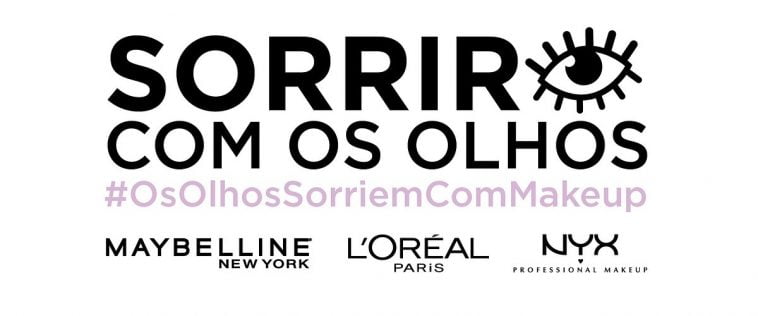 #OsOlhosSorriemComMakeup