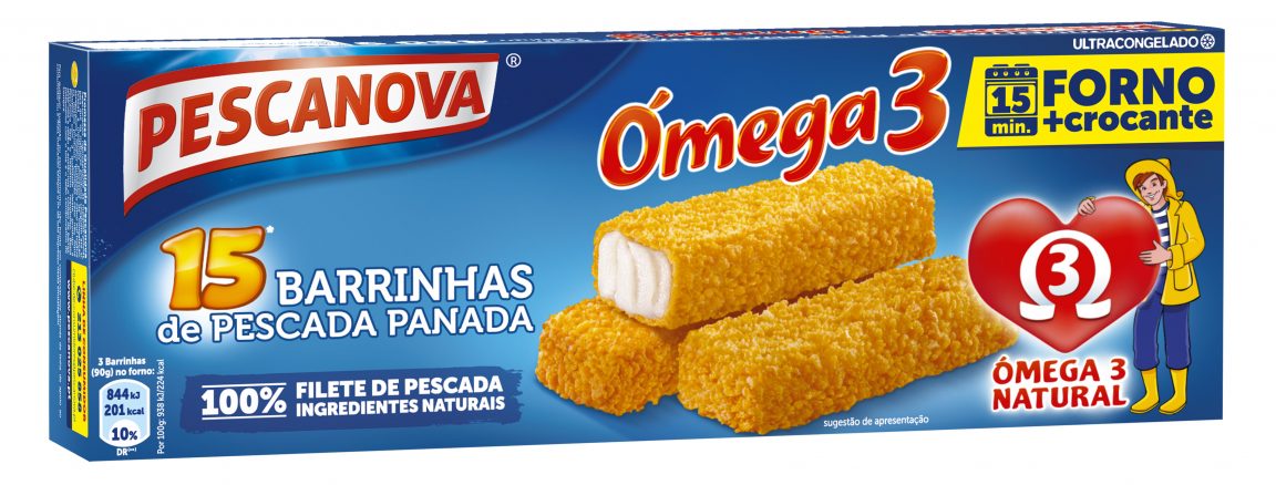 Barrinhas de Pescada Panada com Ómega 3