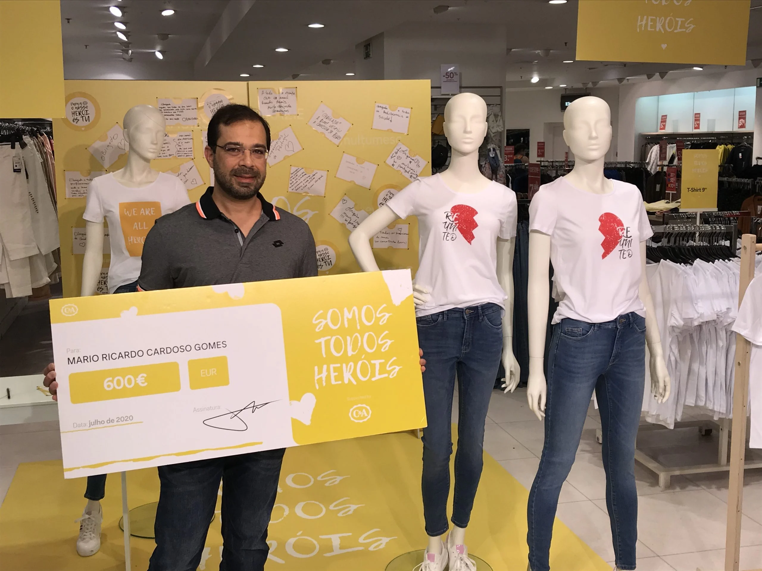 C&A homenageia todos os heróis da  Península Ibérica durante a pandemia