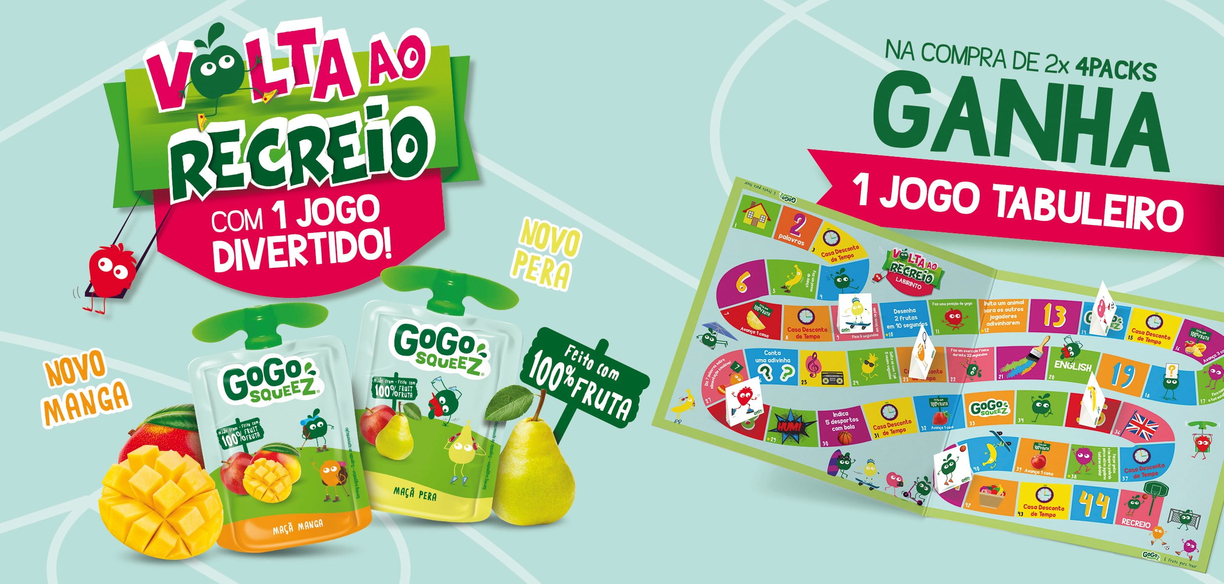 GoGo squeeZ lança campanha “Volta ao Recreio”