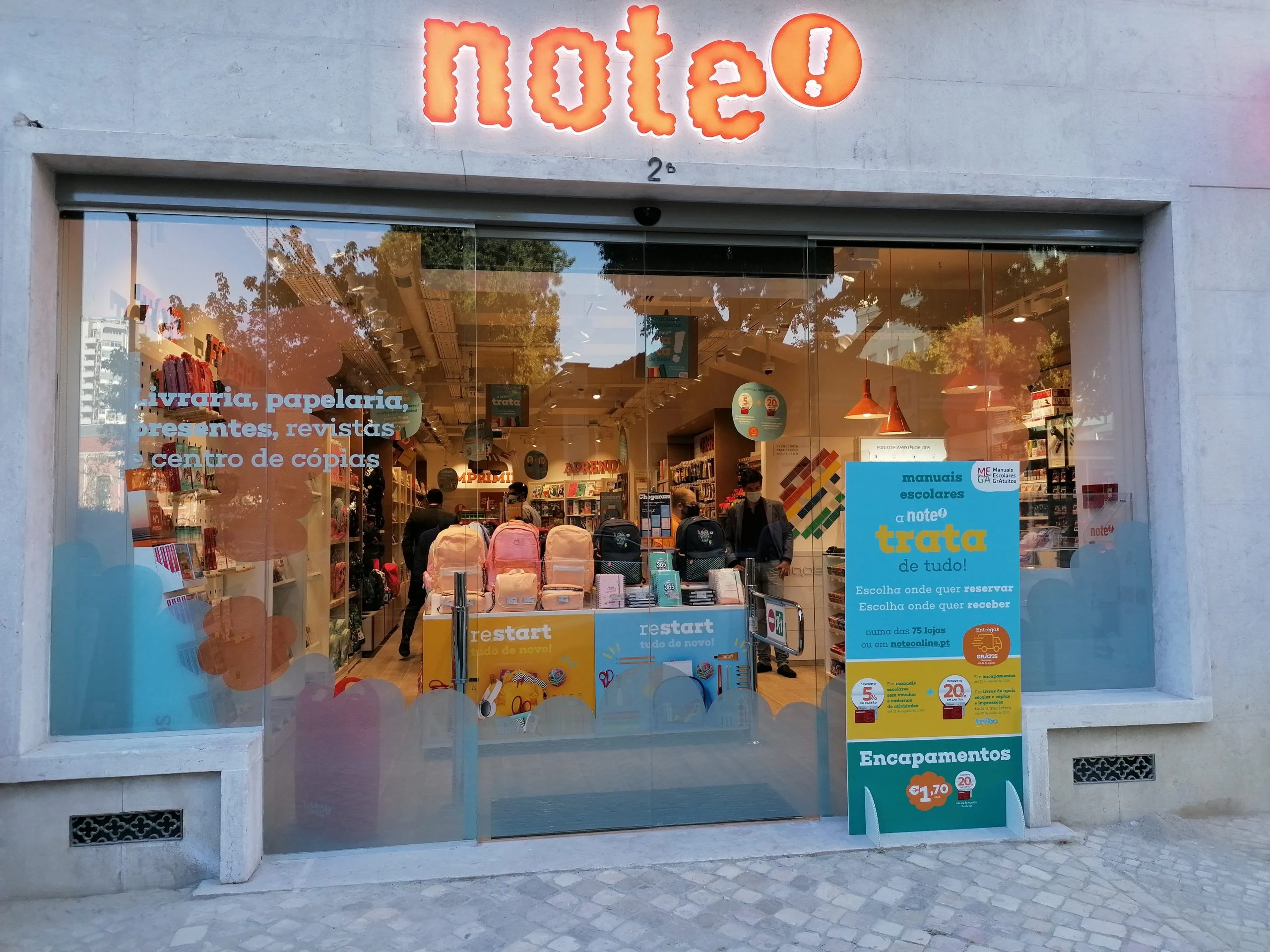 note! inaugura na Dona Filipa de Vilhena