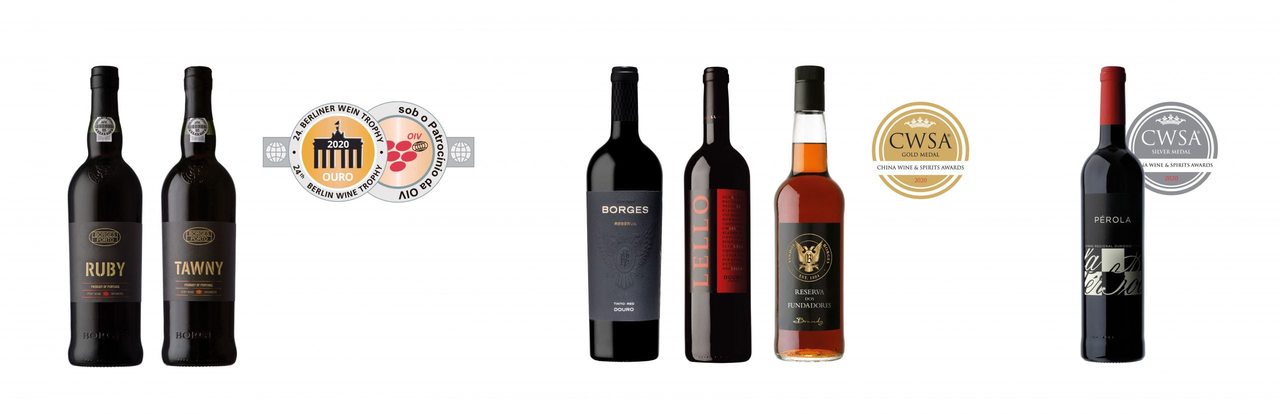 Vinhos Borges premiados em dois concursos internacionais