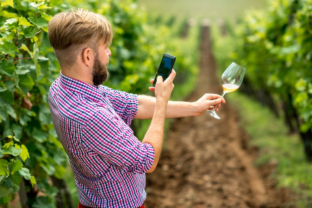 Vinho nas redes sociais