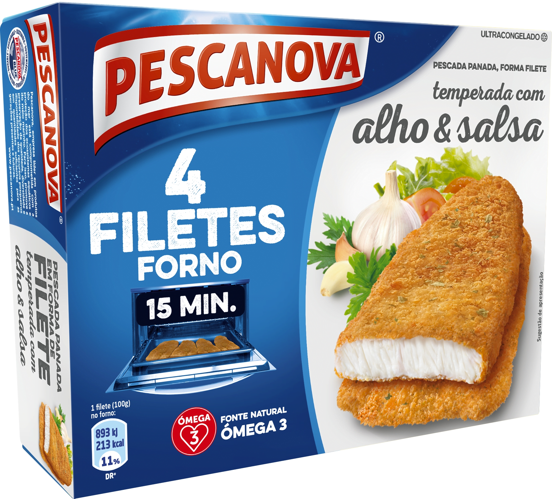 Pescanova apresenta nova gama de Filetes Panados