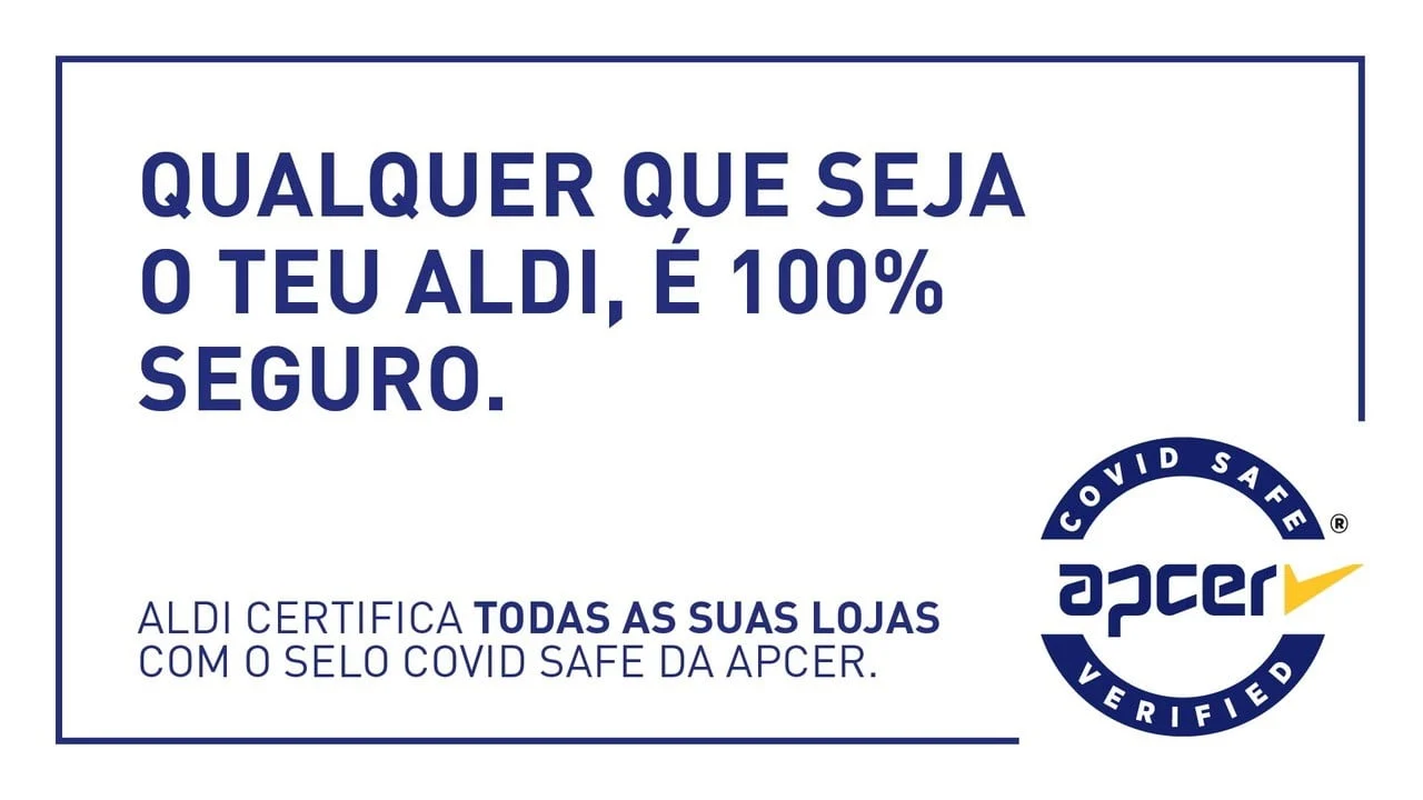 Aldi certifica parque de lojas com selo Covid Safe