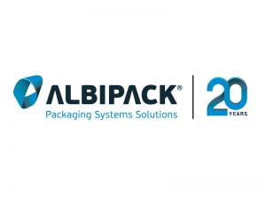 Albipack logo 20 anos