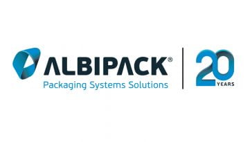 Albipack logo 20 anos
