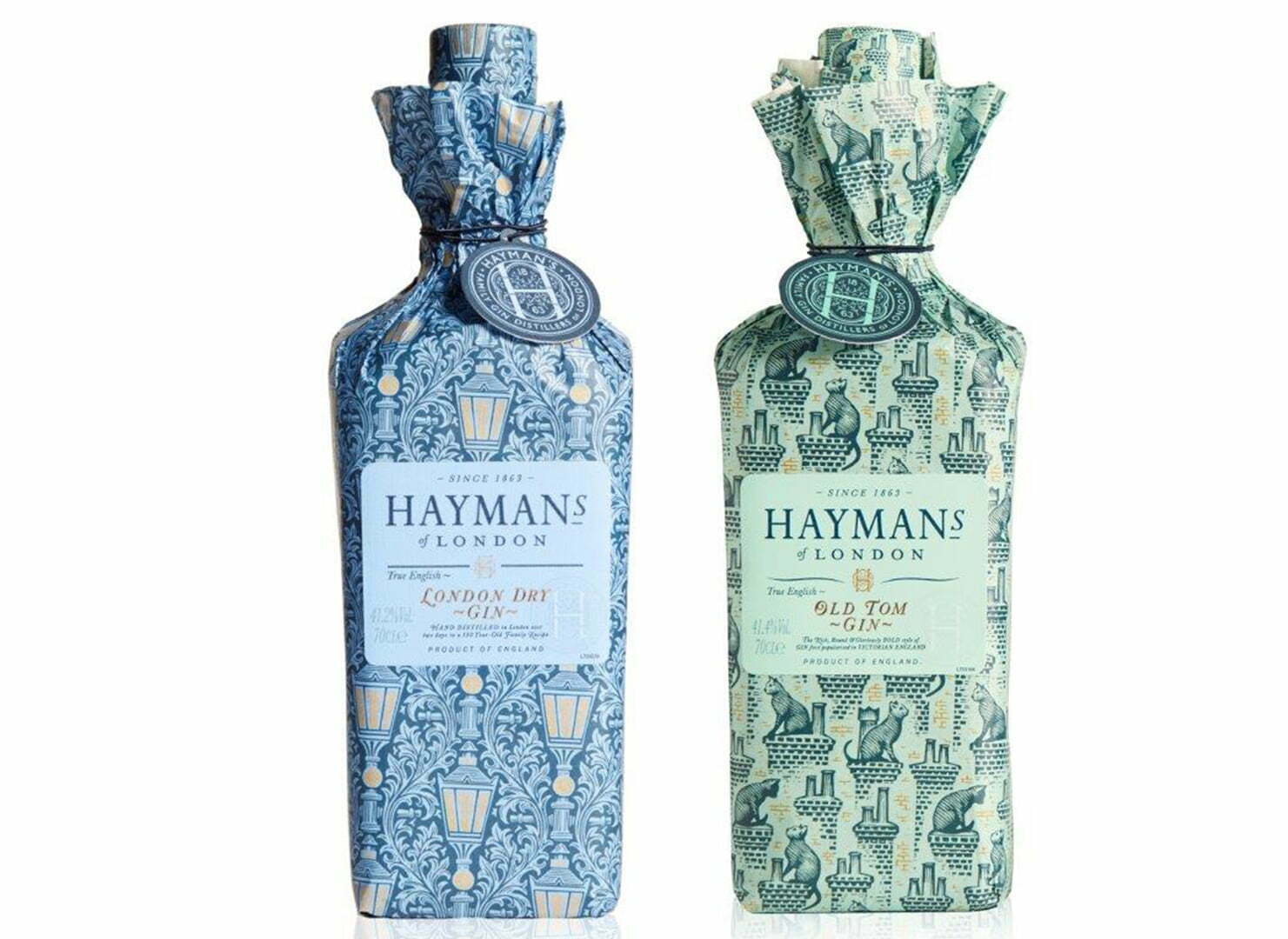 Novo restyling das garrafas Hayman’s