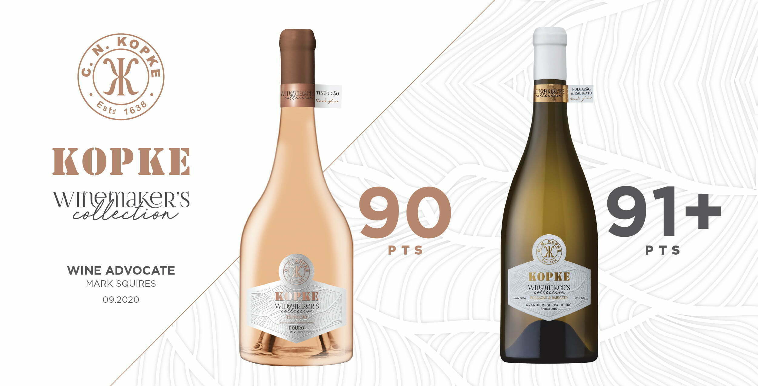 Winemaker’s Collection da Kopke distinguida pela Wine Advocate