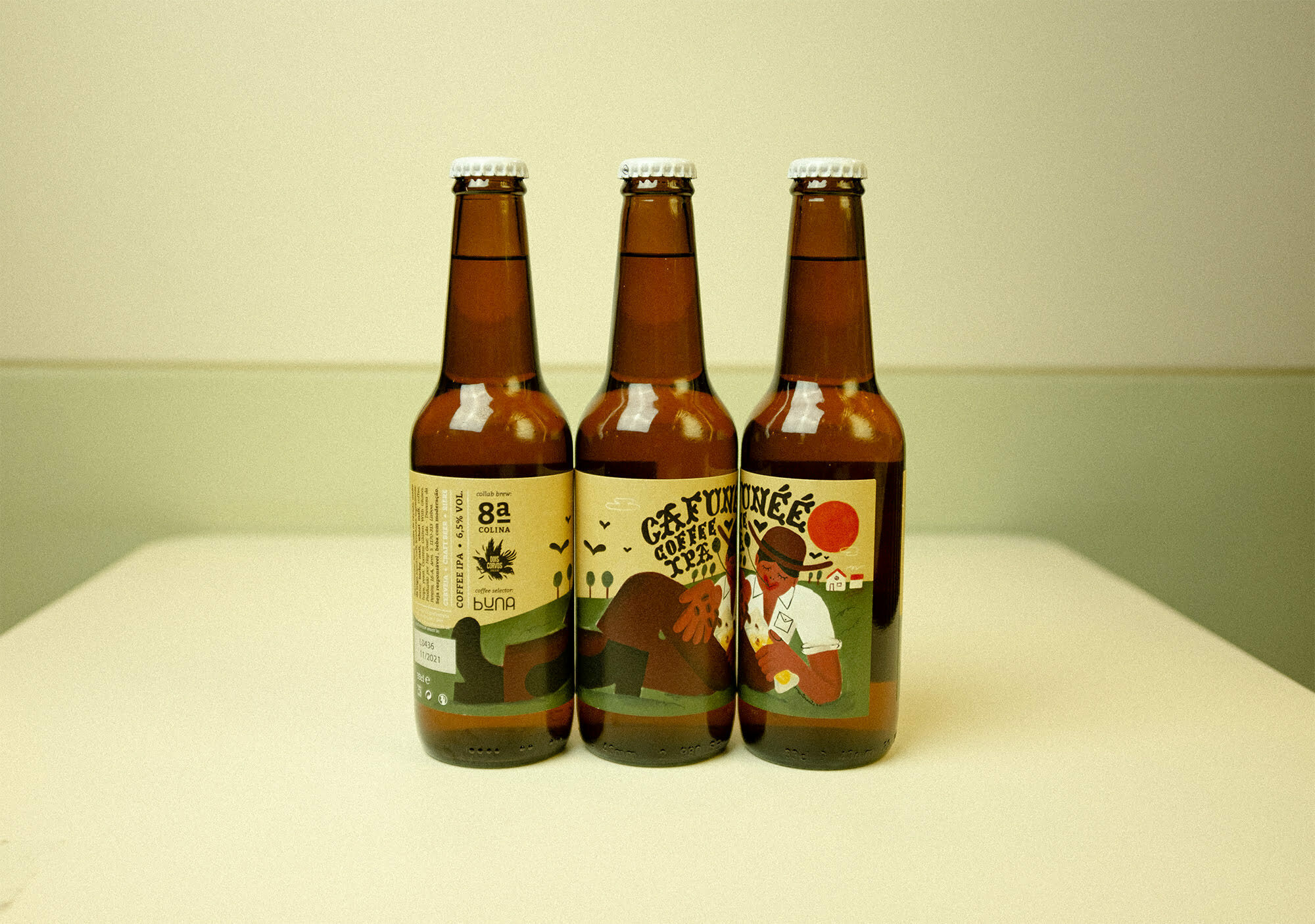 Oitava Colina e Dois Corvos unem a cerveja ao café