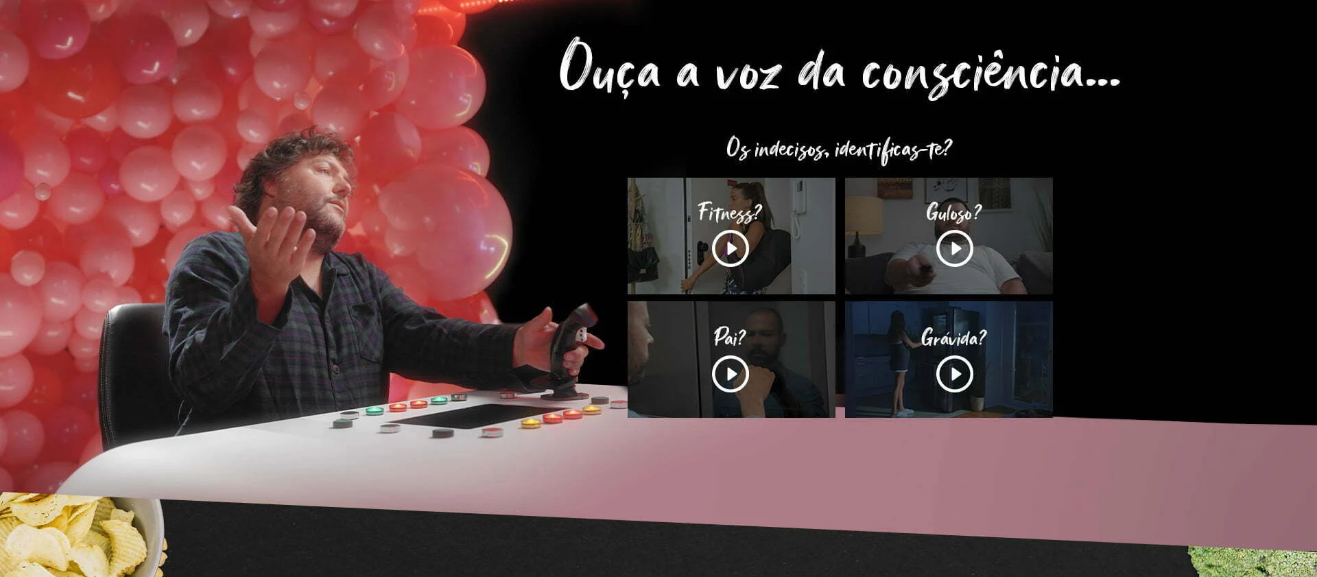 Indecisões em frente ao frigorífico unem LG e César Mourão