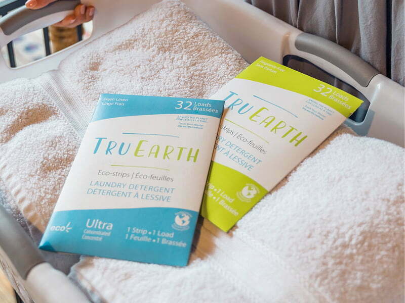 Tiras de detergente ecológicas TruEarth reduzem em 94% a poluição no transporte