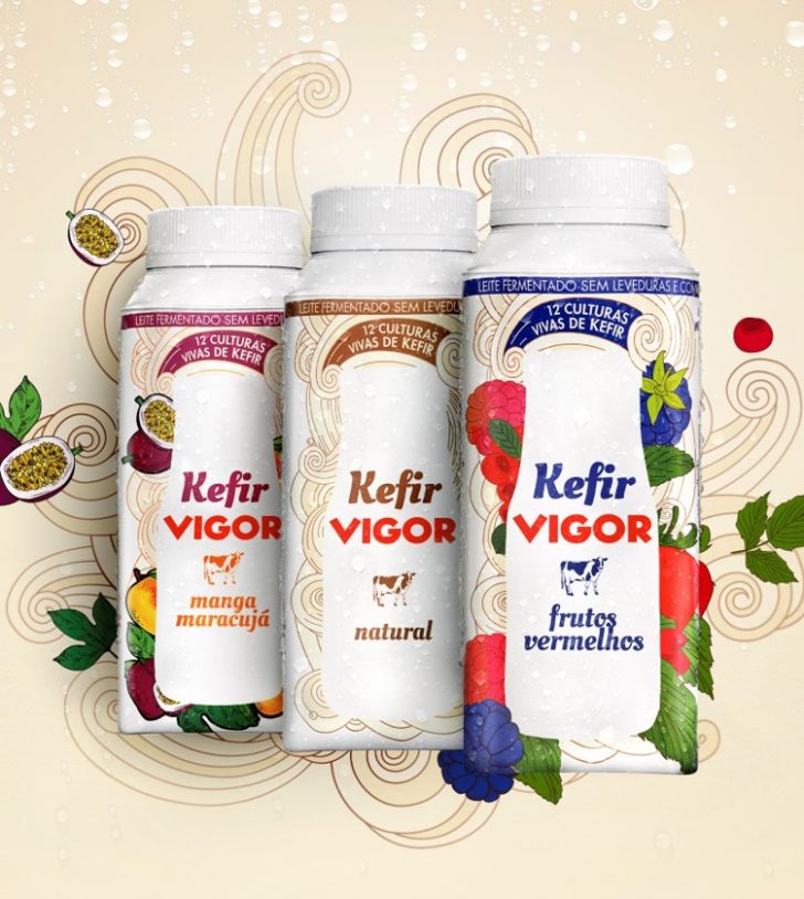 Kefir Vigor apresenta novo sabor - Grande Consumo