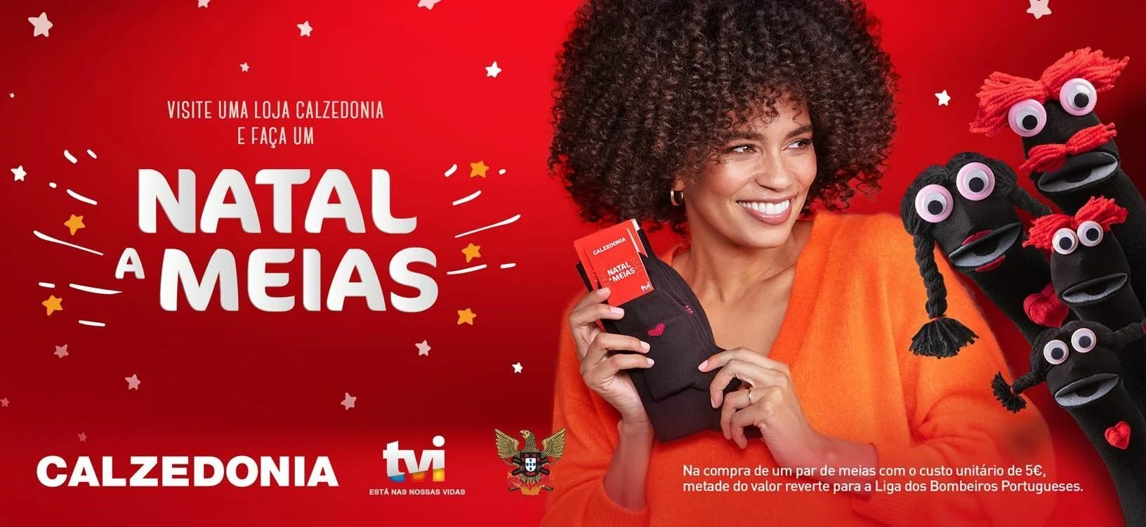 Calzedonia volta apoiar Liga dos Bombeiros com campanha de Natal