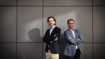 Delfim Santos, vice-presidente de New Business Development, e Nuno Santos, vice-presidente de Marketing & Strategy da Daymon