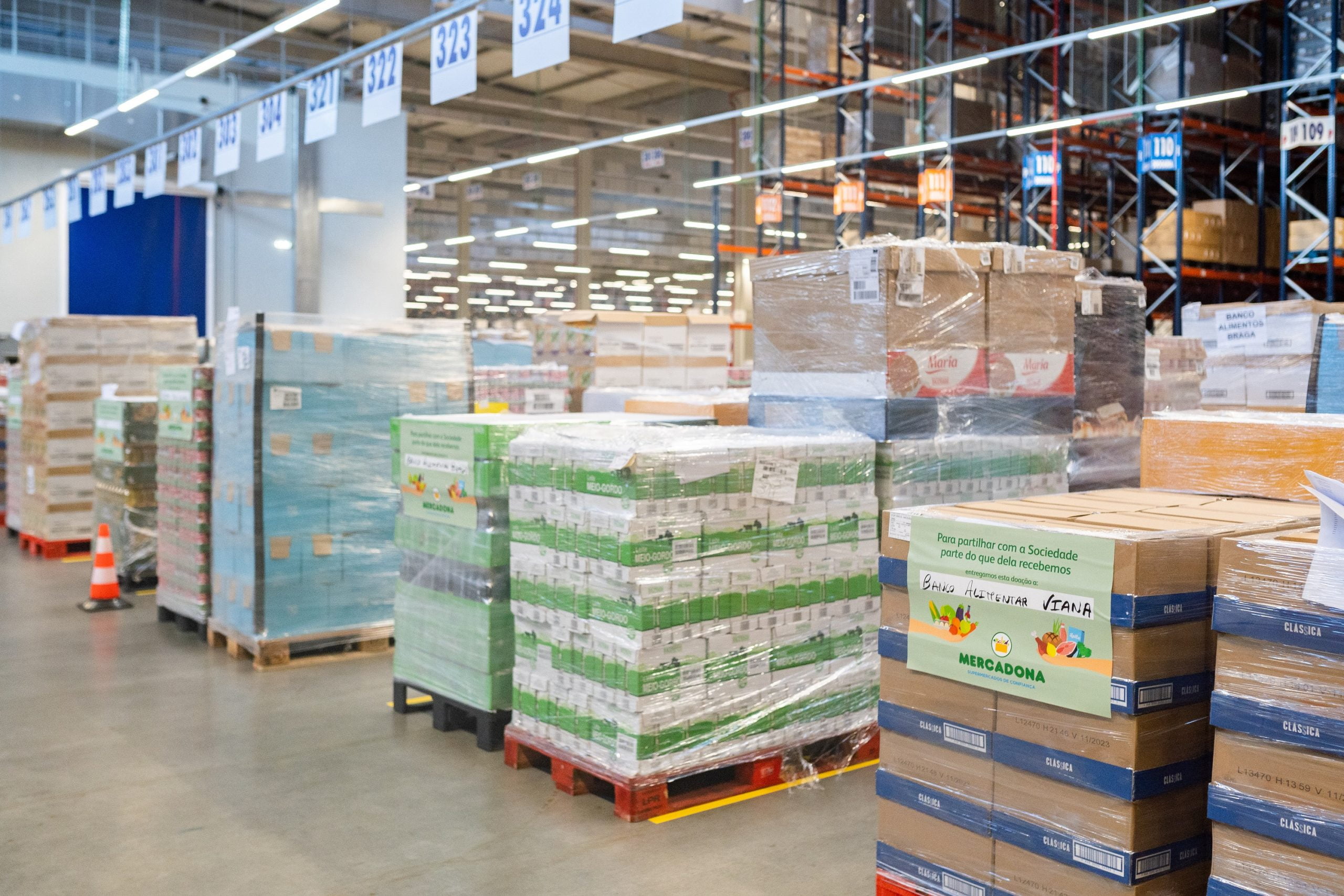 Mercadona realiza doação especial de Natal com 80.000 quilos de bens alimentares