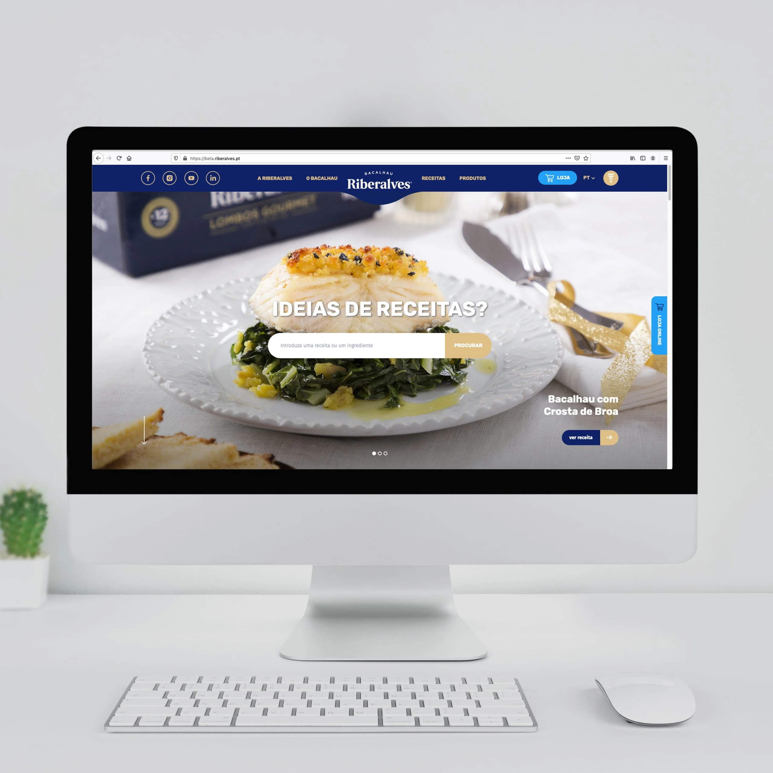 Riberalves lança novo site e partilha receitas de bacalhau