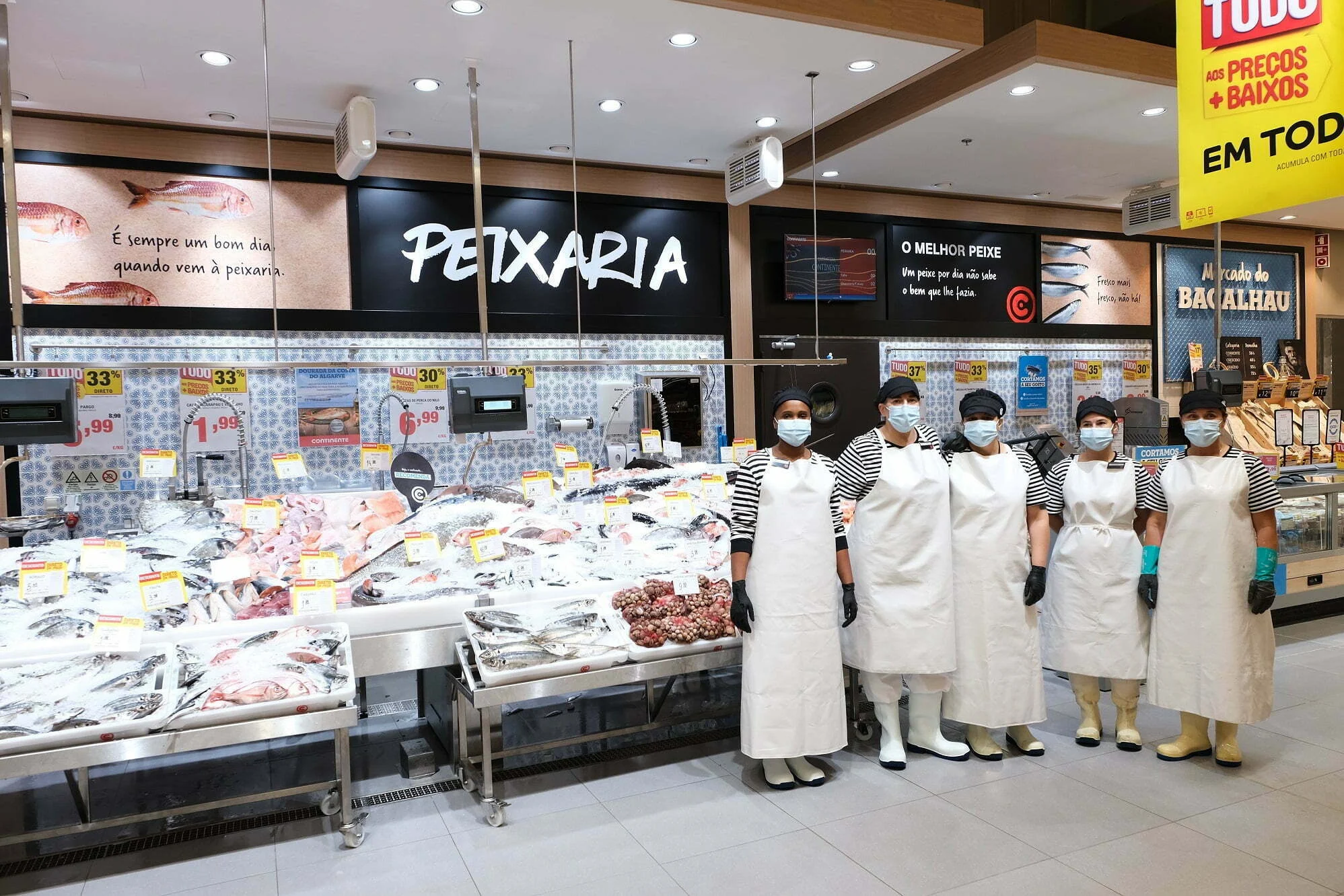 Continente comercializa pesca sustentável nas suas peixarias