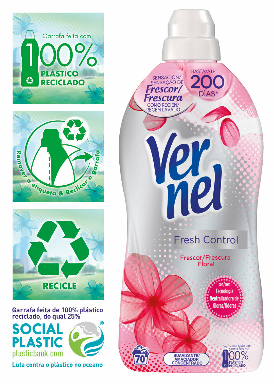 Vernel está mais sustentável e lança garrafa feita de plástico 100% reciclado