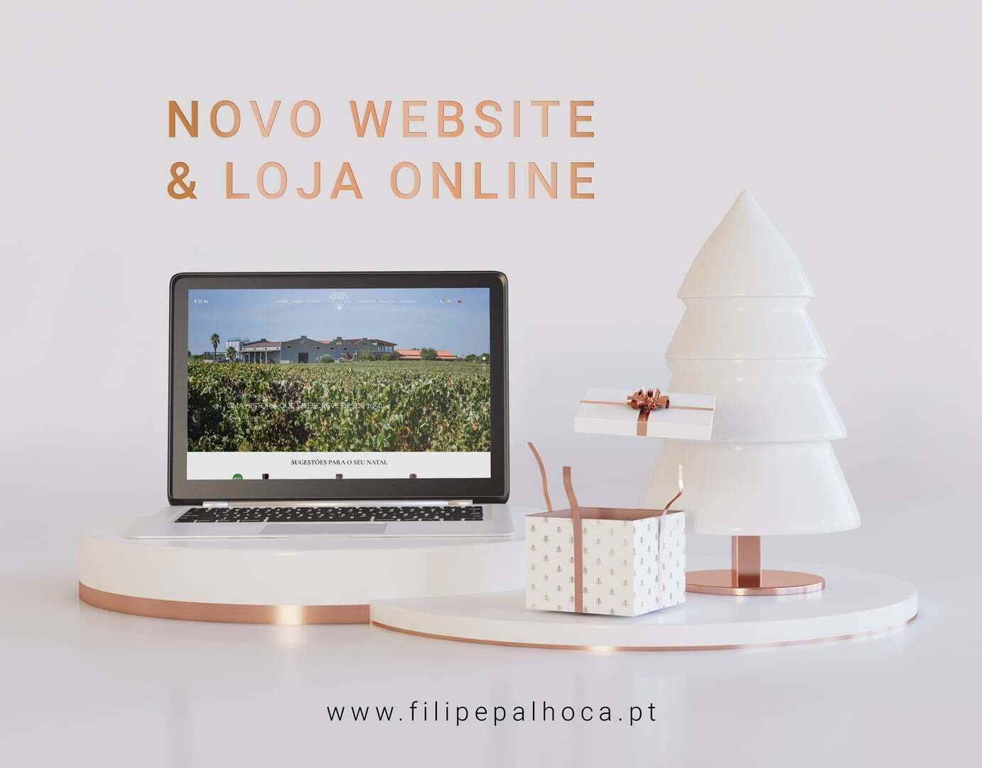 Filipe Palhoça Vinhos apresenta novo website e loja online