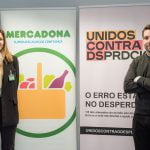 Ana Mendia, Diretora de Responsabilidade Social da Mercadona Portugal, Francisco Mello e Castro, Coordenador Executivo do Mov Unidos Contra Desperdício