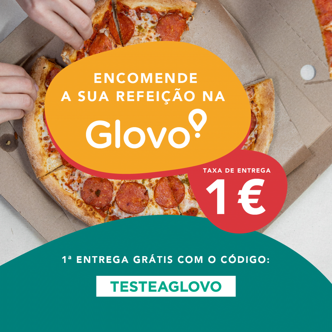 Centros comerciais e Glovo juntos na entrega de refeições ao domicílio