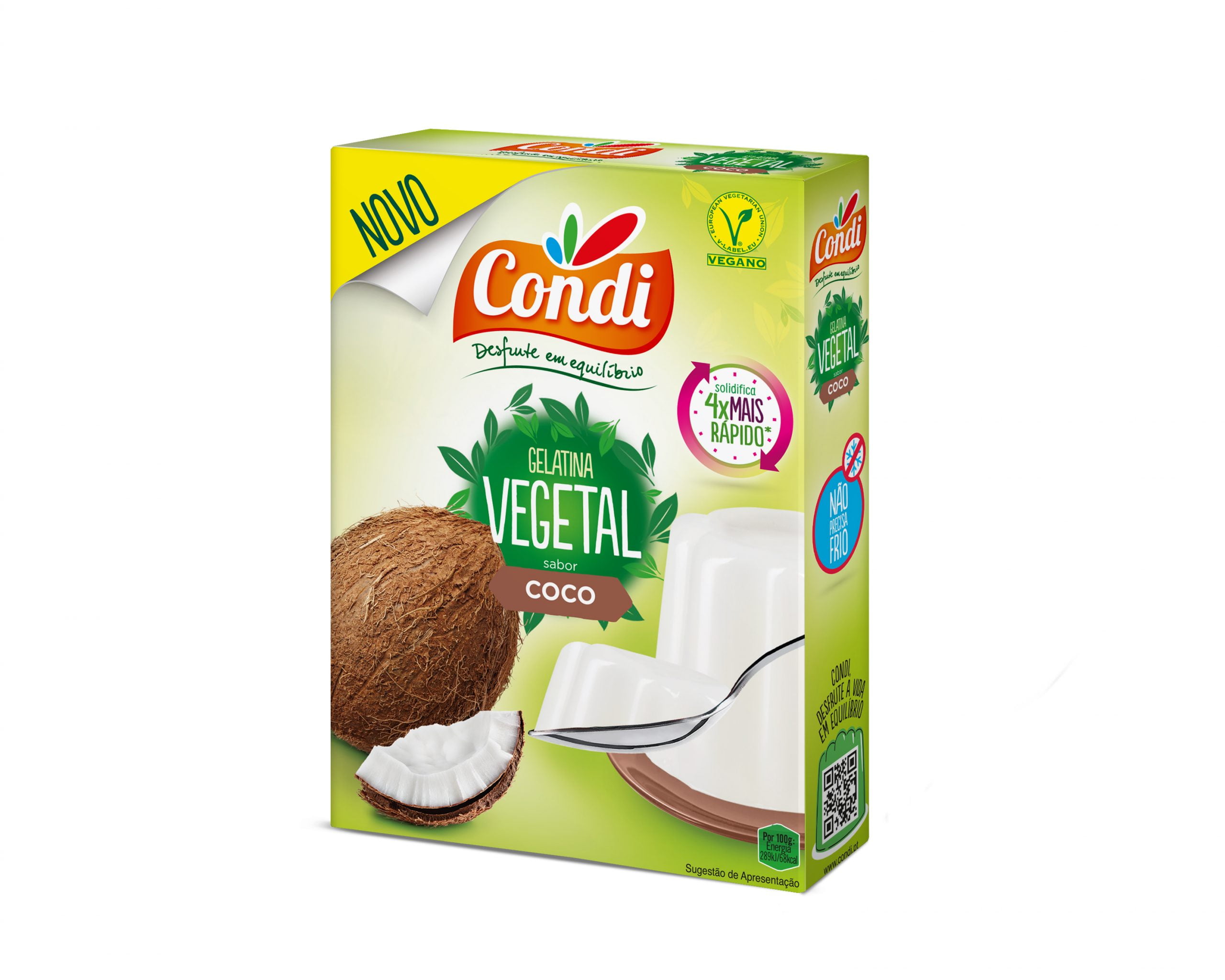 Condi lança nova gelatina vegetal de coco