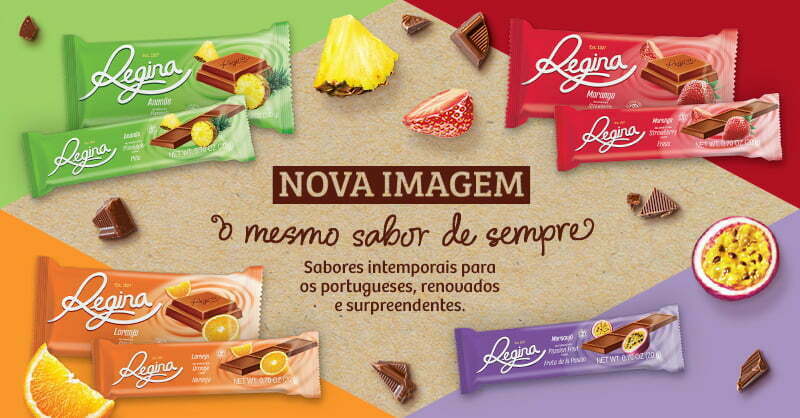 Tabletes com sabor a fruta da Regina têm nova imagem