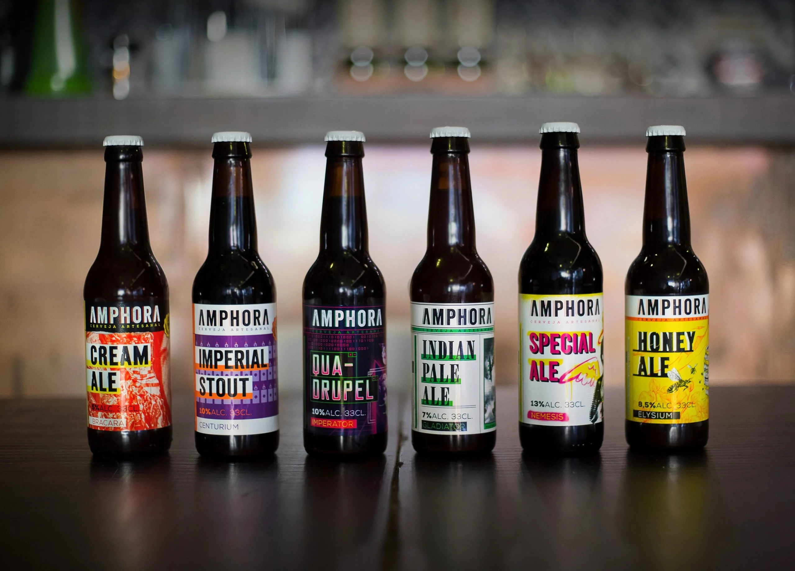 Cervejas artesanais Alma e Amphora na rede de supermercados SPAR