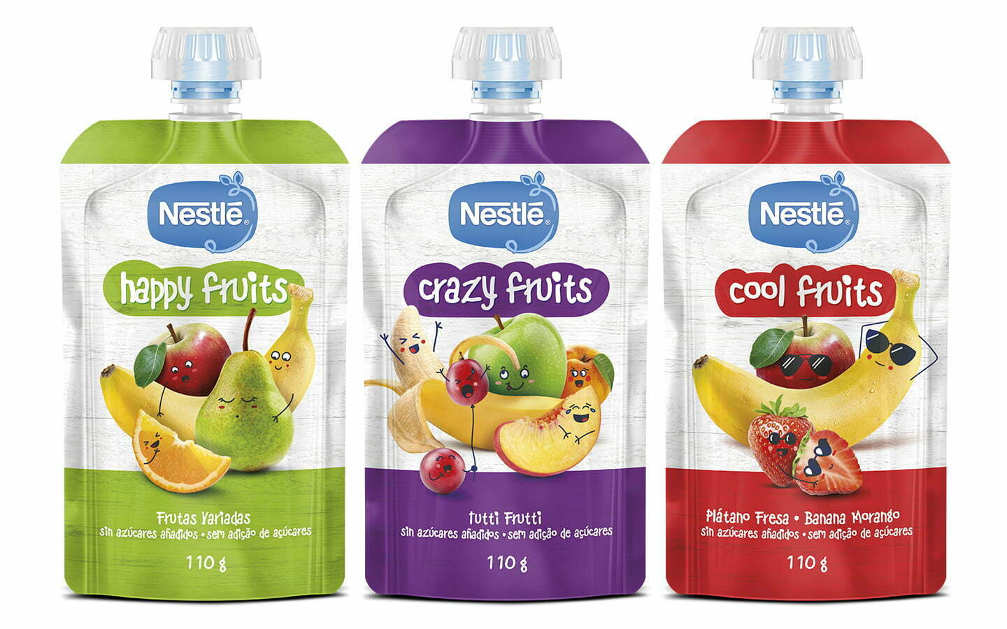 Nestlé lança pacotinhos de fruta com novo formato