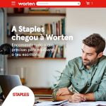 Staples em parceria com a Worten