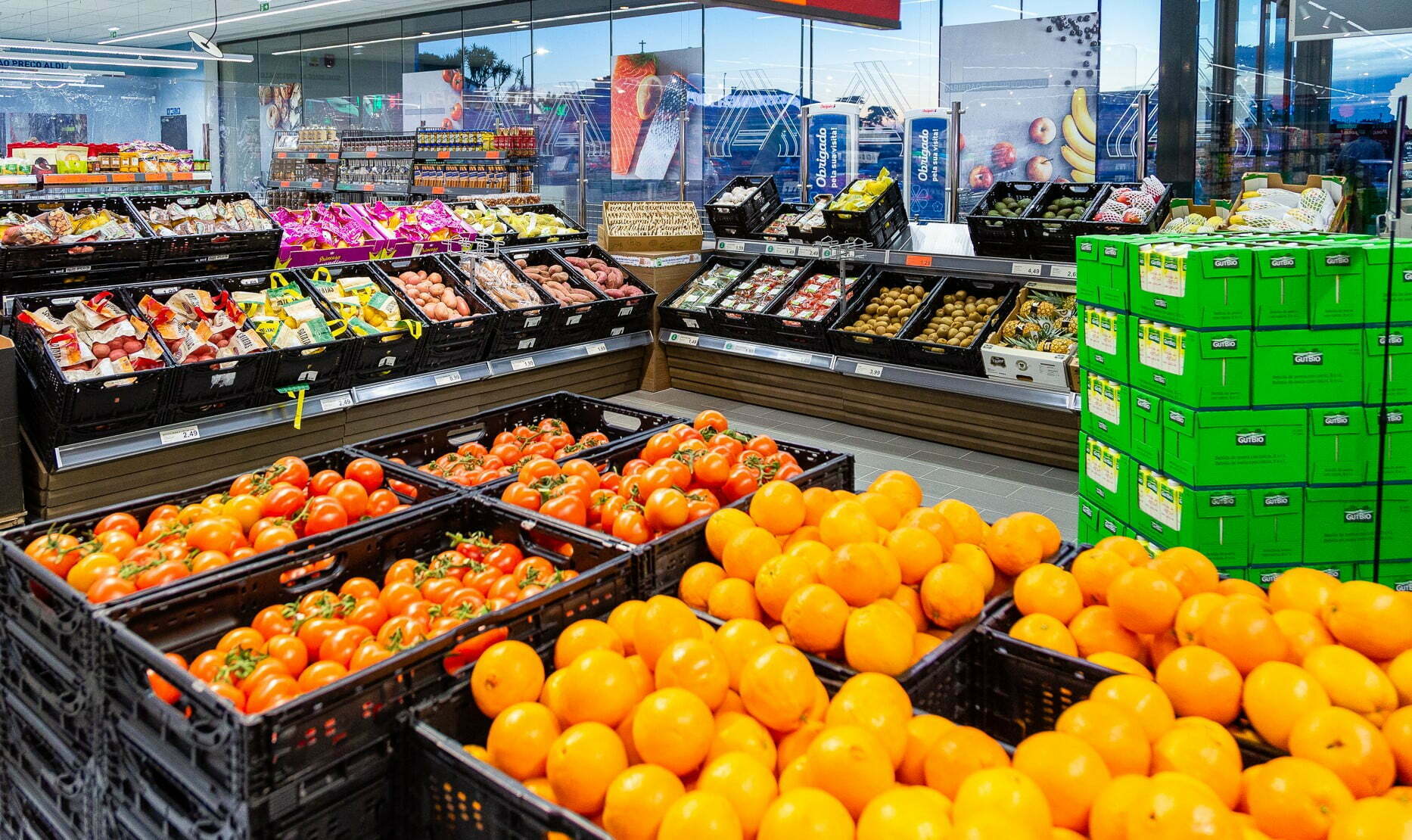 Aldi introduz requisitos para gestão eficiente de água na gama de frutas e legumes